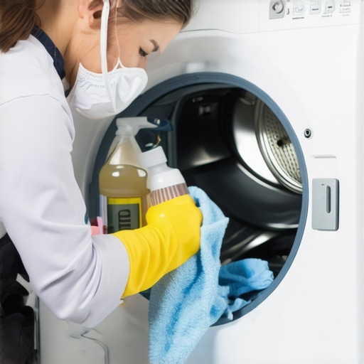 Maintaining Your Washing Machine for Longevity Person cleaning a washing machine to ensure efficient operation