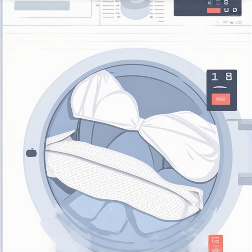 An illustration of a top-load washing machine with evenly distributed clothes for optimal capacity.