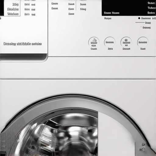 Understanding Washer Settings for Better Capacity Management Washing machine control panel with cycle options and load sensors
