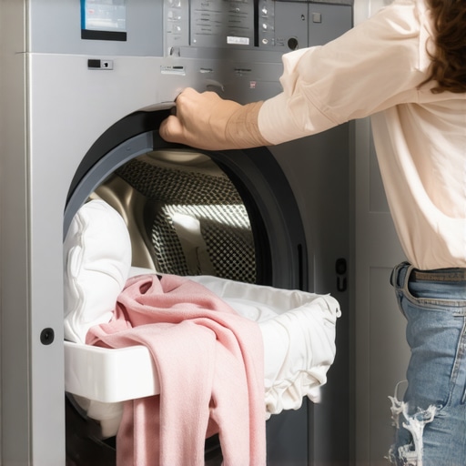 Assessing Washer Capacity with Real Laundry Person loading laundry into a front load washer, demonstrating capacity check